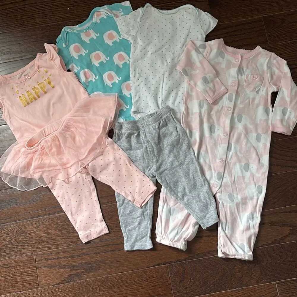 Carter’s Baby Girl Bundle-Size 6 months‎